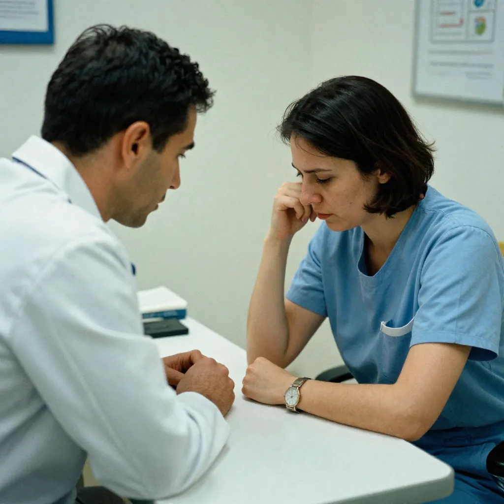 Calm room with neutral lighting and seating